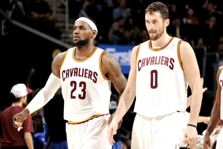 LeBron James Mocks 18 Year Old Kevin Love’s Sneakers Via Twitter