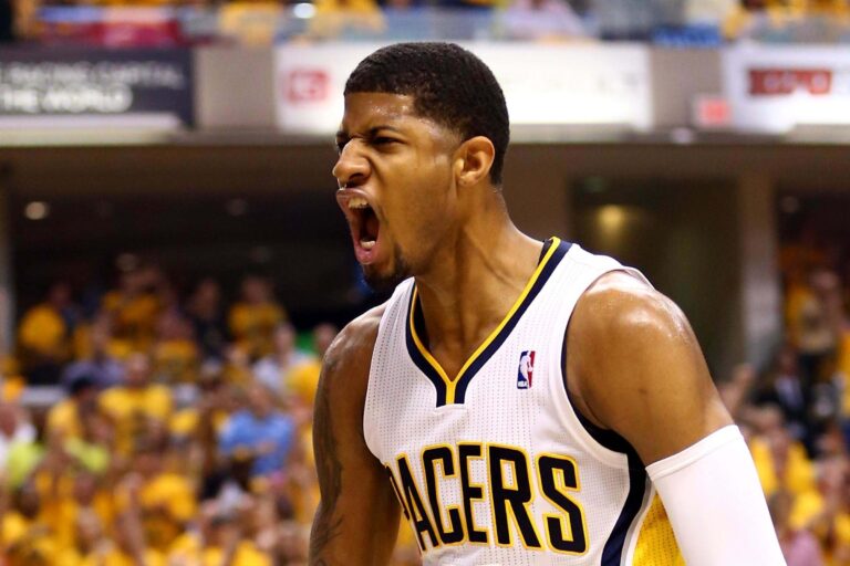 Paul George Ejected For Kicking Ball Into Stands, Hitting Fan